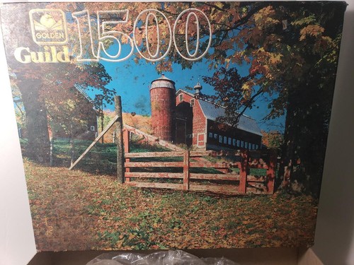Vintage autumn farm silo - autumn,